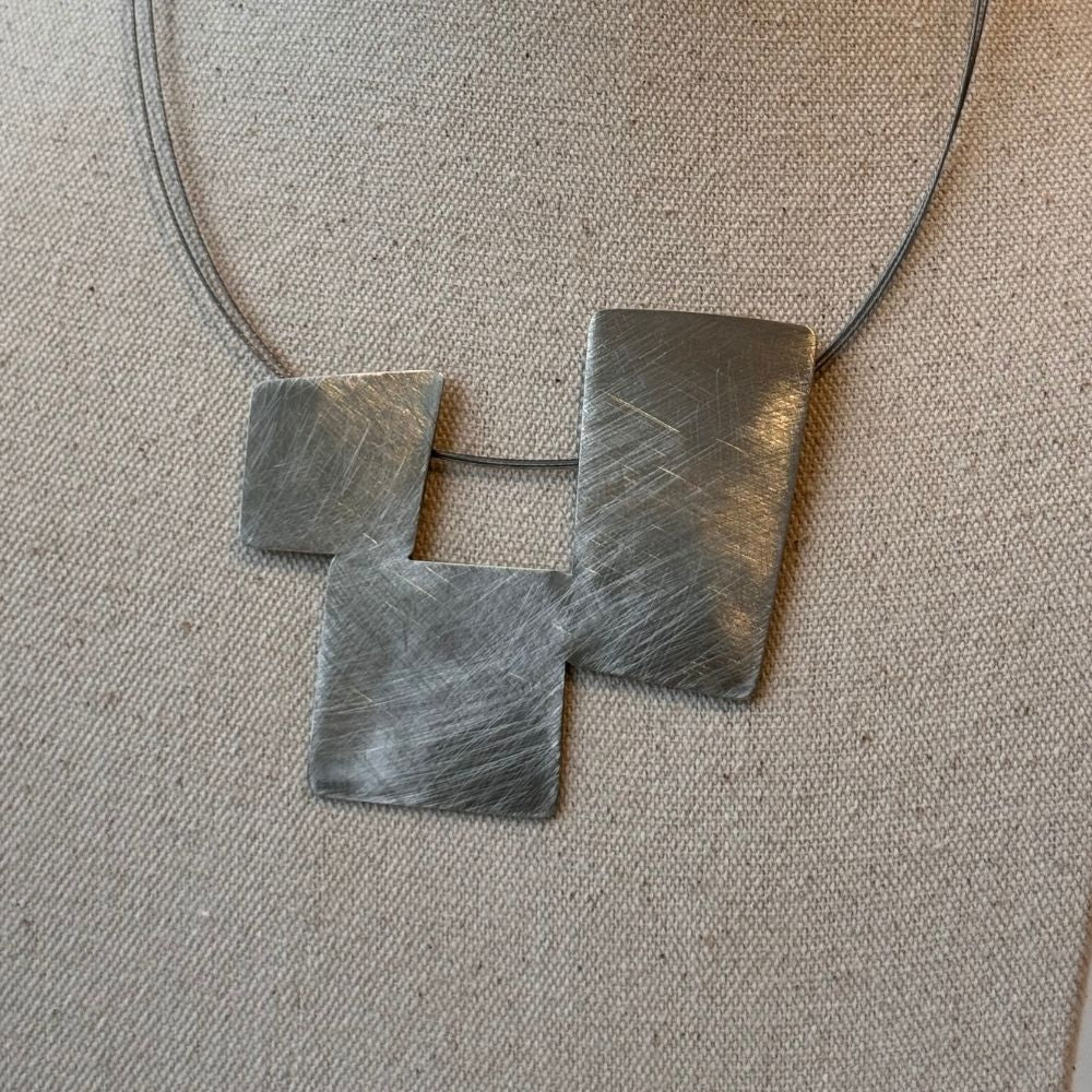 Trilogy Square Cascade Necklace - Option 2