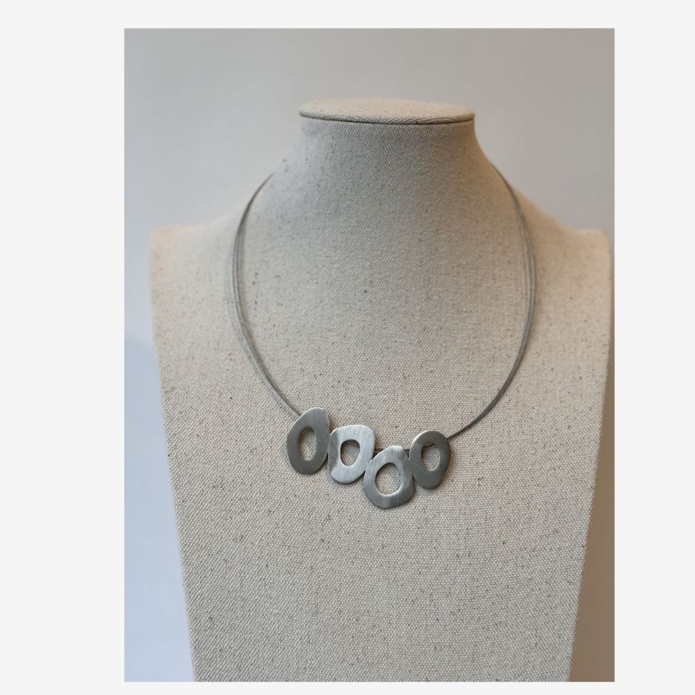 Four Open Drops Necklace