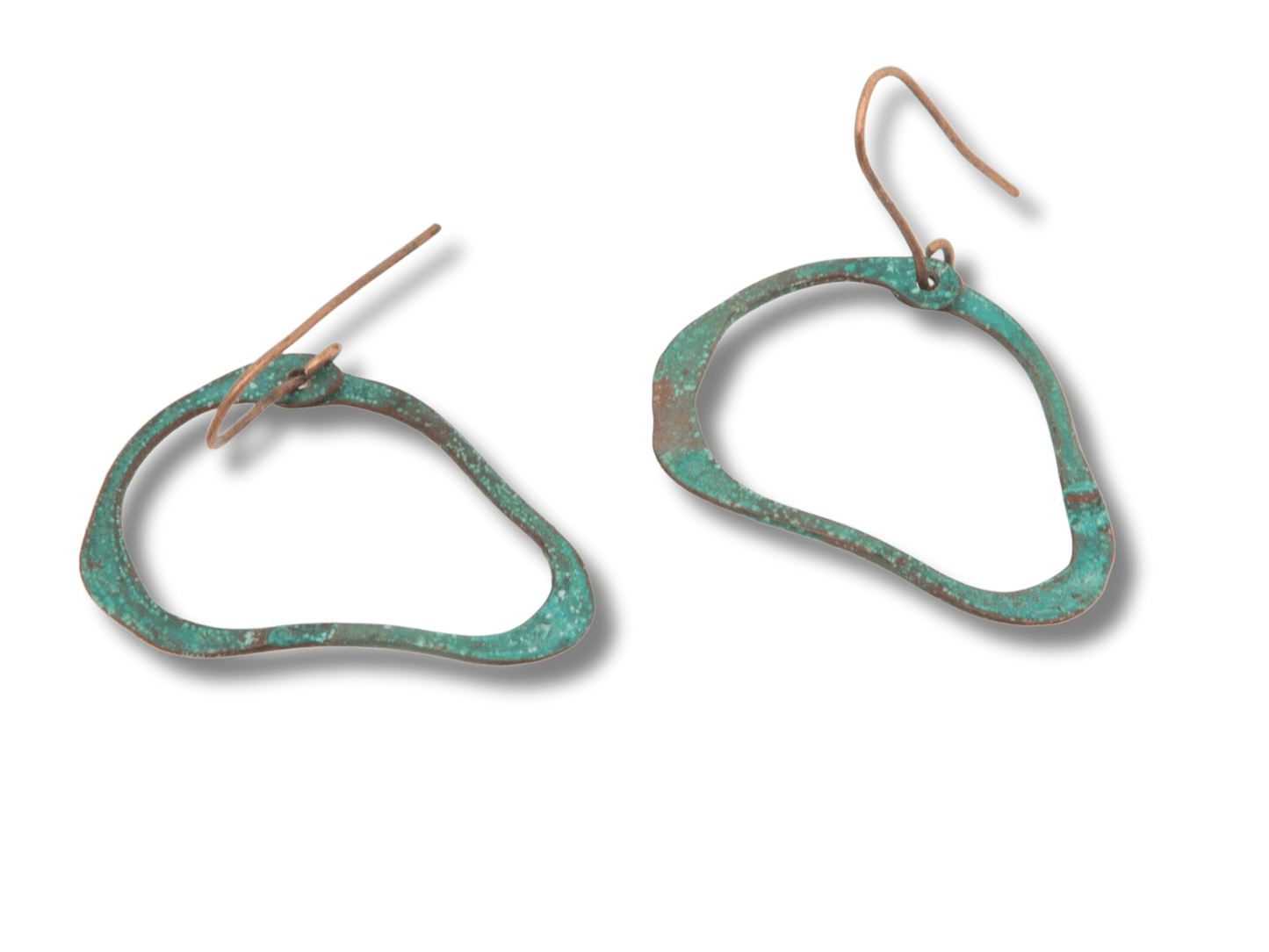 Small Copper Hoop Earrings