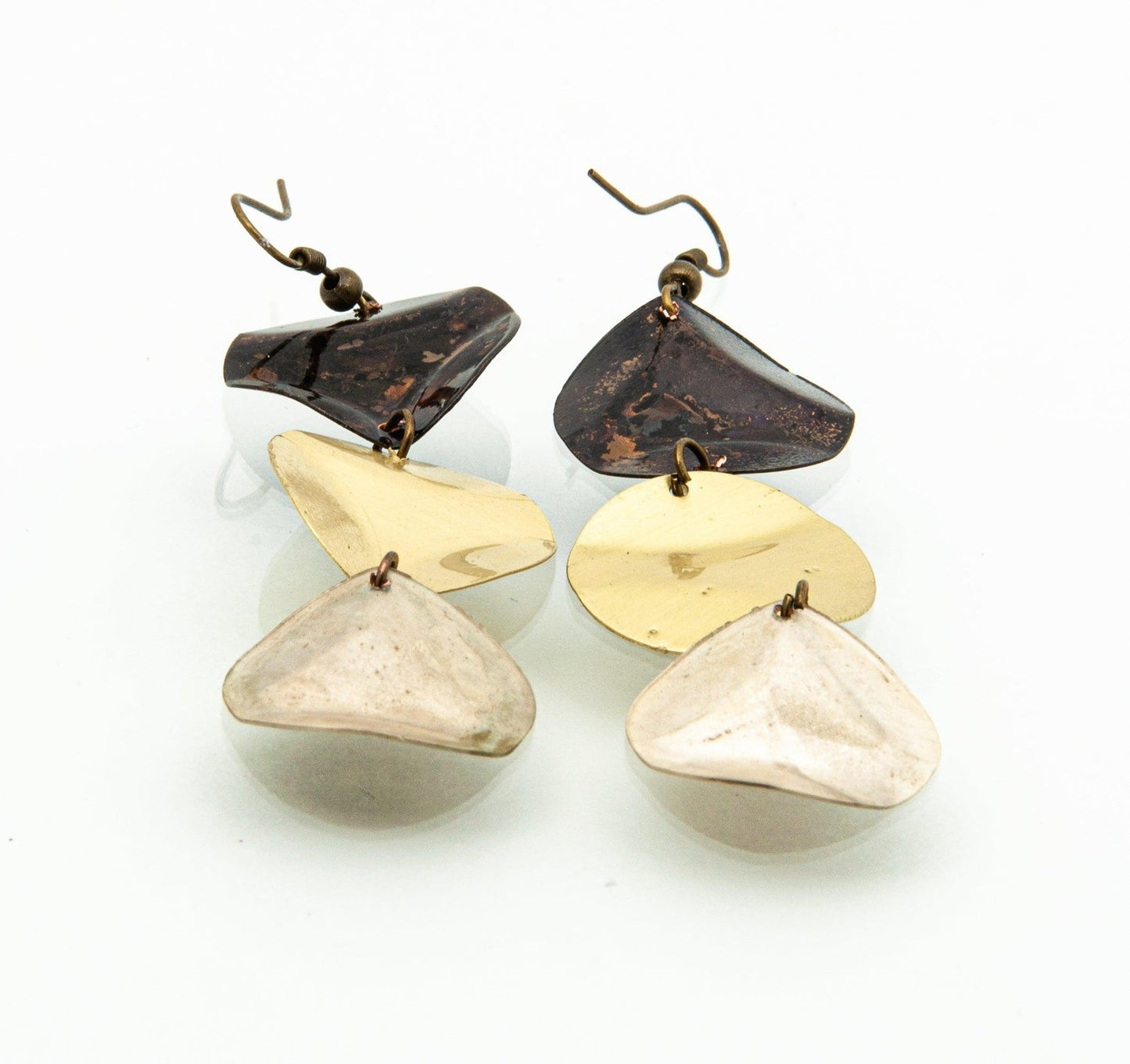 Three Circle Earrings