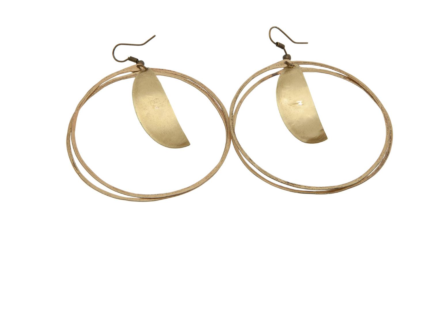 Floating Leaf Earring
