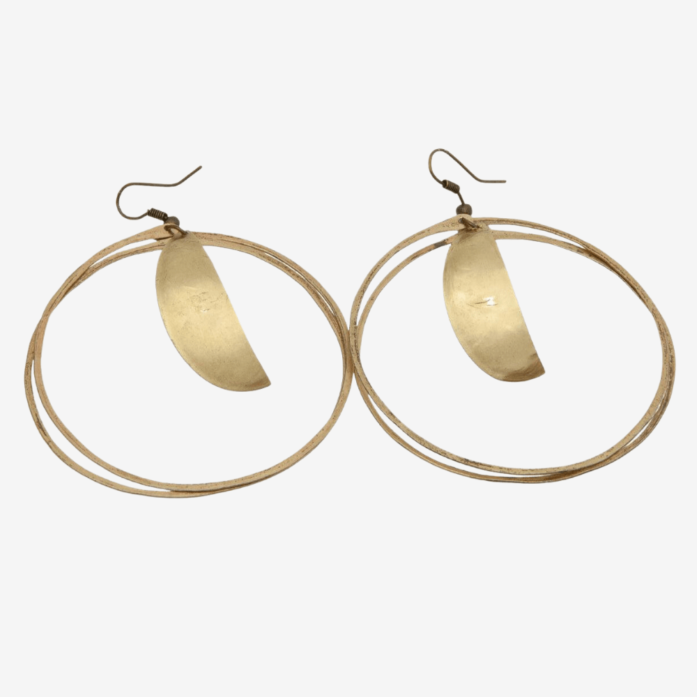 Floating Leaf Earring